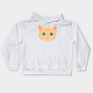 Sad cat face Kids Hoodie